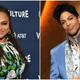(l) Ava DuVernay attends the Vulture Festival Presented By AT&T on May 20, 2018 in New York City; (r) Prince speaks onstage at the 42nd NAACP Image Awards on March 4, 2011 in Los Angeles, California.